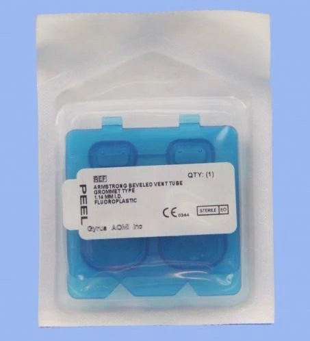 Olympus America - Armstrong - 70145061 - Ear Ventilation Tube Beveled Grommet 1.14 Mm Fluoroplastic Blue - Box/6