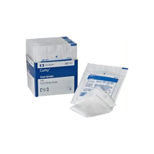Cardinal Health - Curity - 3968-- Gauze Sponge 4 X Inch Pouch Sterile 8 - Ply Square - Package/10