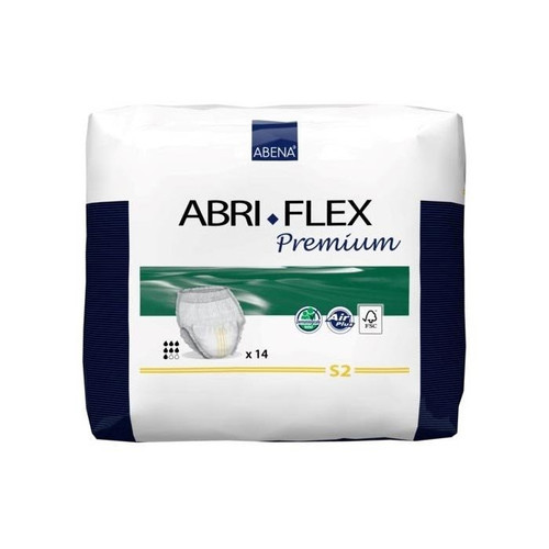 Abena - 41083 - Abri - Flex Premium M1 Unisex Adult Absorbent Underwear Pull On With Tear Away Seams Medium Disposable Moderate Absorbency - Case/84