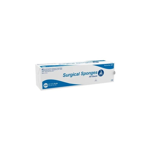 Dynarex - 3223 - Gauze Sponge 2 X Inch 200 Per Pack Nonsterile 12 - Ply Square - Package/200