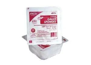 Dukal - 4162x - Sponge, Xray Str 4x4 16ply - Tray/1