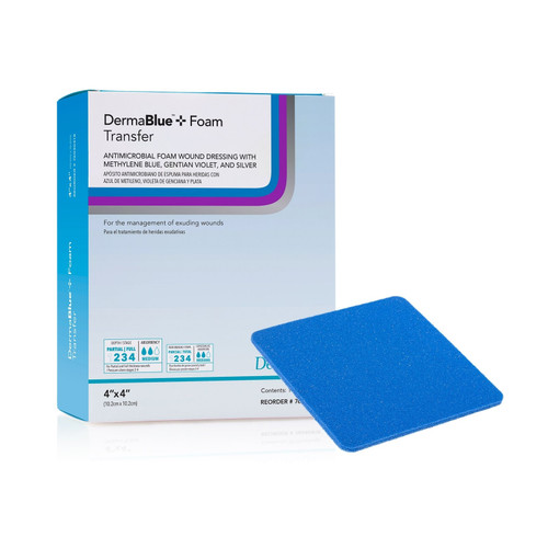 Dermarite - Dermablue - 76040518 - Foam Transfer Antimicrobial Dressing 
