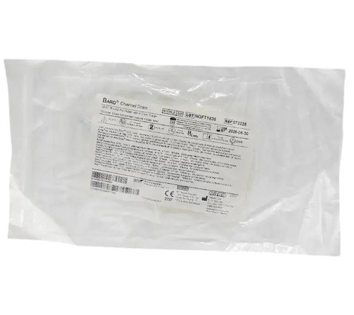 Bard Rochester - 072225 - Wound Drain Tube Silicone Fluted Style 19 Fr Size Round Type - Case/10