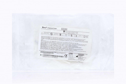Bard Rochester - 072191 - Wound Drain Tube Silicone Fluted Style 19 Fr Size Round Type - Case/10