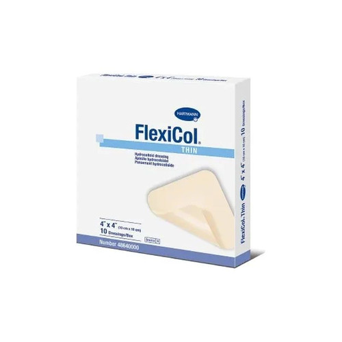 Hartmann - Flexicol - 48640000 - Thin Hydrocolloid Dressing 4 X Inch Square - Box/10