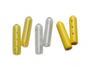 Aspen - Oxboro - 091015Bbg - Products Instrument Tip Guard 5 X 25 Mm, Vented, Yellow, Radiopaque - Bag/100