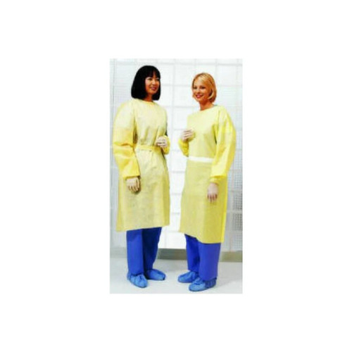 Cardinal Health - 2101Pg - Protective Procedure Gown X - Large Yellow Nonsterile Not Rated Disposable - Case/100