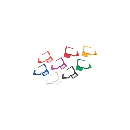 Aspen - Colortrack - 251010Bbg - Products - Tamper Evident Locking Tag Snap Lock Assorted Plastic - Package/100
