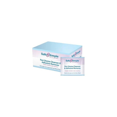 Safe N Simple - Sns00550 - Adhesive Remover Wipe 1 Per Pack - Each
