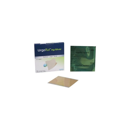 Urgo Medical - 509341 - Tul Ag/Silver Silver Wound Contact Layer Dressing 4 X 5 Inch Rectangle Sterile - Each