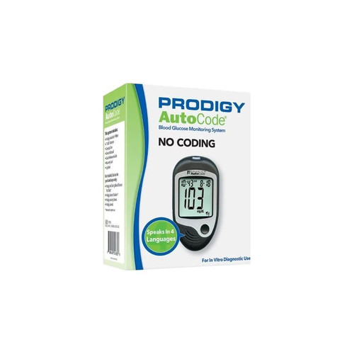 Prodigy Diabetes Care - 51885 - Blood Glucose Meter 7 Second Results Stores Up To 450 No Coding Required - Each