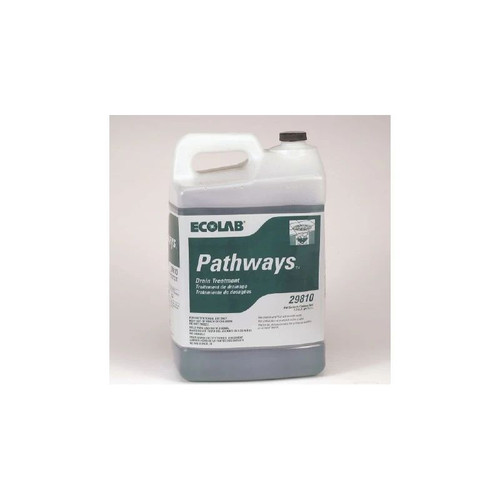 Ecolab - Pathways - 6129810 - Drain Cleaner Treatment Dispenser Liquid Concentrate 2.5 Gal Jug Citrus Scent Nonsterile - Each