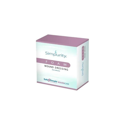 Safe N Simple - Sns51w24 - Simpurity Foam Dressing, 4" X 6" Pad. - Each