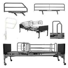 Graham Field - A8340 - Half Bed Side Rail - Pair