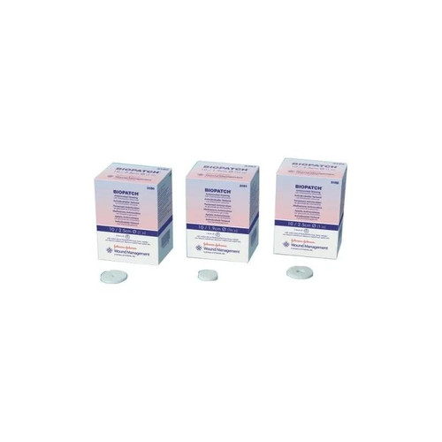 Johnson & - J Healthcare Systems - Et 4152 - Et4152 - Biopatch Antimicrobial Dressing 1 Disk, 7Mm - Each