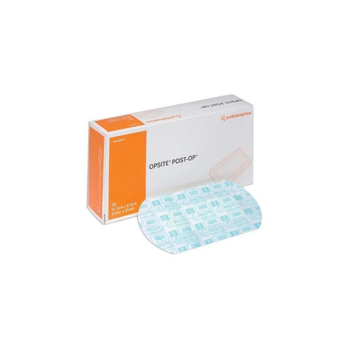 Smith & Nephew - Opsite Post Op - 66000712 - Transparent Film Dressing With Pad 3 - 3/8 X 6 - 1/8 Inch Tab Delivery Rectangle Sterile - Box/20