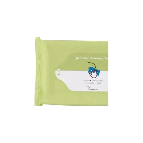 Cardinal Health - 2Awud-42 - Med Personal Cleansing Cloth, 3.2% Dimethicone, Non - Flushable, Fragrance Free. - Package/42
