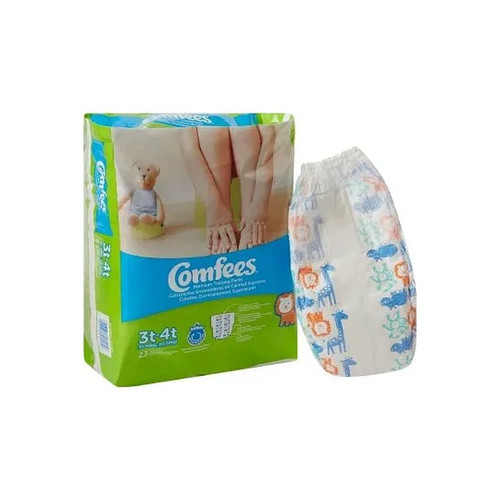 Attends Healthcare - Comfees - Cmf-B3 - Male Toddler Training Pants Pull On With Tear Away Seams Size 3T To 4T Disposable Moderate Absorbency - Case/138