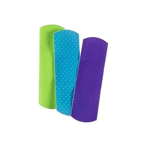 Cardinal Health - C-Bdpgr - Med Adhesive Plastic Bandage, Neon Design, 3/4" X 3" Sterile. - Box/100
