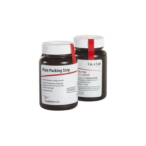 Cardinal Health - C-Pg15P - Med Sterile Plain Packing Strip 1" X 5 Yds. - Each