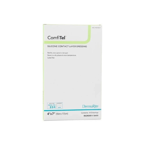 Dermarite - Comfitel - 56470 - Wound Contact Layer Dressing Rectangle Sterile - Box/10