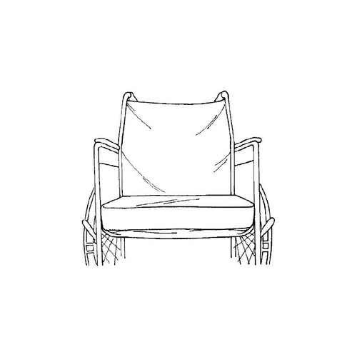 Skil-Care - 704111 - Drop Seat Cushion 18 W X 2 - 1/2 H Inch Foam - Each