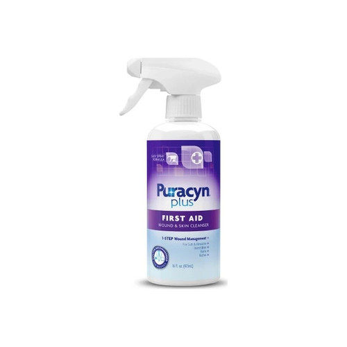 Innovacyn - Puracyn - 6004 - Plus First Aid Wound Cleanser 16 Oz Pump Bottle Nonsterile Antimicrobial - Case/6