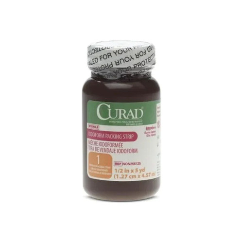 Medline - Curad - Non256125 - Wound Packing Strip Iodoform 1/2 Inch X 5 Yard Sterile - Each