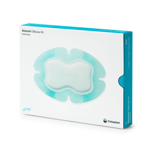 Coloplast - Biatain - 37549 - Silicone Fit Foam Dressing, Bordered, Multishape