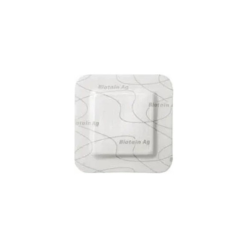 Coloplast - Biatain - 39637 - Silicone Ag Silver Foam Dressing 4 X Inch Square Sterile - Box/5