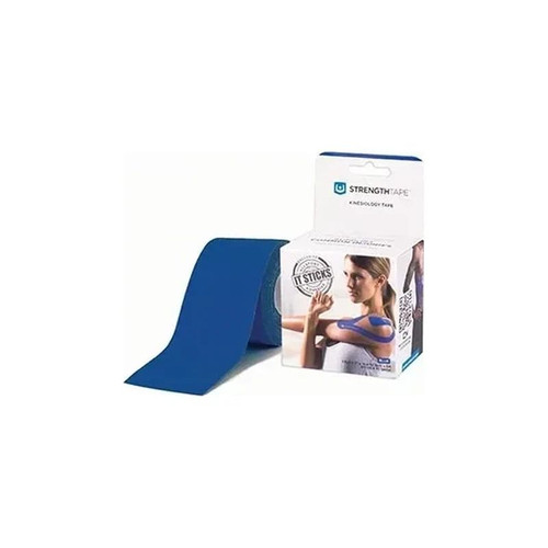 Carex Health Brands - Strengthtape - 6380-5un - Kinesiology Tape 5m Uncut Roll, Royal Blue - Each