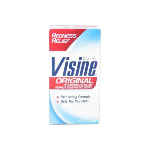Johnson & - 524938000 - Eye Drops, Visine Org .5 Oz - Bottle/1