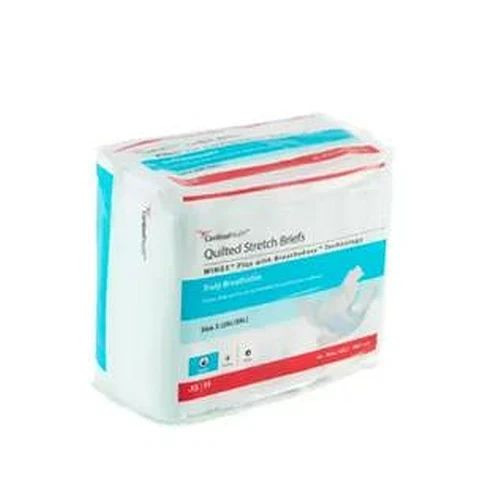 Cardinal Health - 66093 - Wings Quilted Stretch Briefs, Plus With Breatheeasy, Size 3 - Case/60