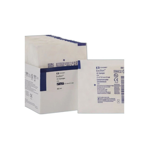Cardinal Health - Covidien - 7087- Excilon Sterile I.V Sponge 2" L X W, Sterile, 2'S - Each