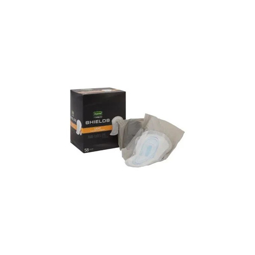 Kimberly Clark - Wypall - 35641 - Depend Shields For Men Bladder Control Pad 5 - 1/2 X 12 Inch Light Absorbency Sodium Polyacrylate Core One Size Fits Most - Package/58