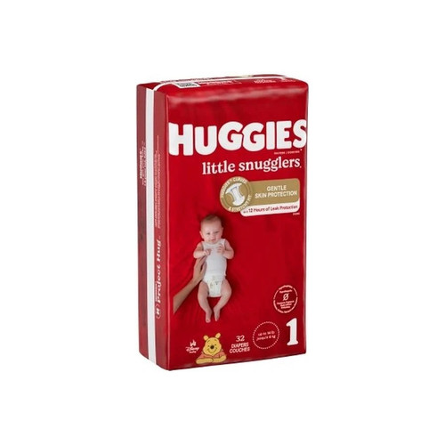 Kimberly Clark - Huggies Little Snugglers - 49695 - Huggies Little Snugglers Incontinence Diaper, Size 1, For 8 Lb To 14 Lb Baby, Disney Print 