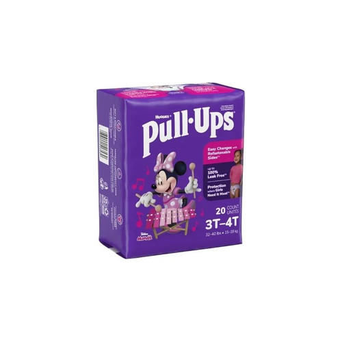 Kimberly Clark - 51353 - Pull - Ups Learning Designs Girls' Training Pants, 3T - 4T, 20 Ct - Package/20