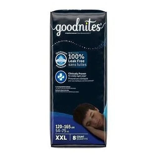 Kimberly Clark - 56518 - Goodnites Jumbo Pack Youthpant, Boy, Xxl, Size 7 - Case/32