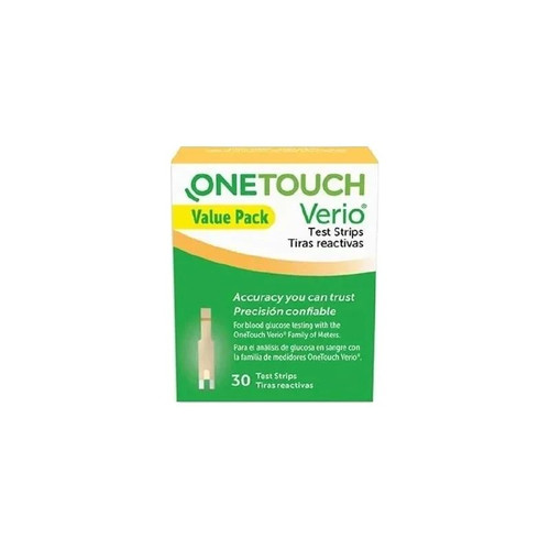 Life Scan - Onetouch - 024-183 - One Touch Verio Test Strips Value Pack (30 Count) - Box/30