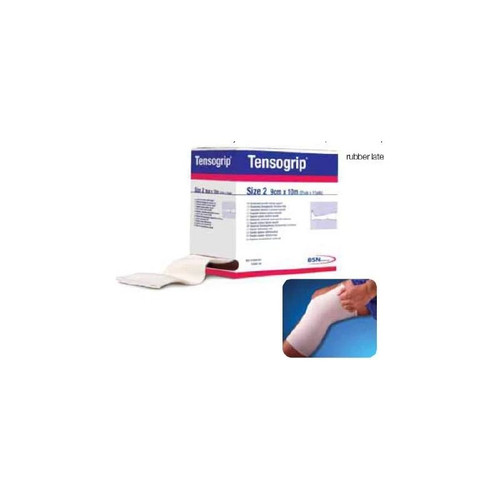 Bsn Medical - Tensogrip - 7584Fl - Elastic Tubular Support Bandage 4 Inch X 11 Yard Medium Thigh / Large Knee Pull On Beige Nonsterile Size F Standard Compression - Box/1
