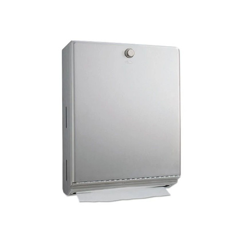 Lagasse - Bobrick - Bob2620 - Paper Towel Dispenser Satin Finish Stainless Steel Manual Pull 200 C - Fold / 275 Multi - Surface Wall Mount - Each