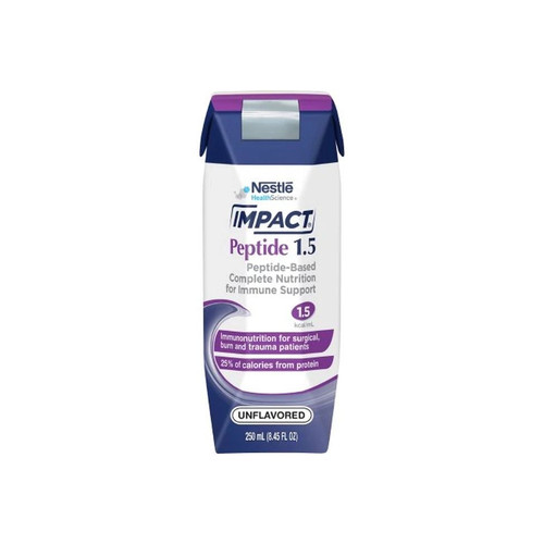 Nestle - Impact Peptide 1.5 - 10043900974009 - Tube Feeding Formula Unflavored Liquid 250 Ml Carton - Case/24