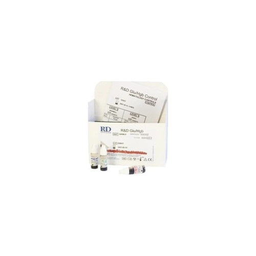 Hemocue America - R & D Glu/Hgb Dual Control - Gh00Hx - Hematology Blood Glucose / Hemoglobin High Level 3 X 1.5 Ml - Each