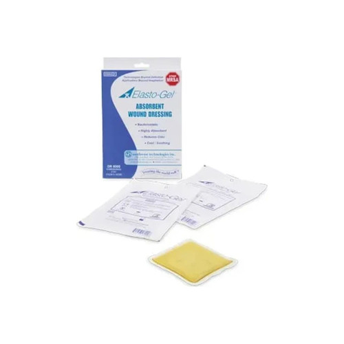 Southwest - Elasto-Gel - Dr8000 - Hydrogel Wound Dressing Sheet 4 X Inch Square Sterile - Case/100