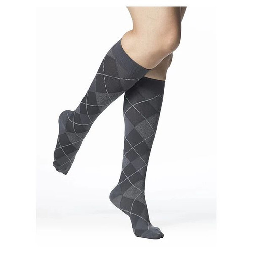 Sigvaris - 832Cmlw47 - Microfiber Shades Calf High - Long - Argyle