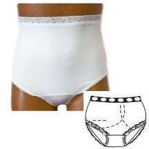 Team Options - 80204Ml - Ladies' Basic With Built - In Barrier/Support, Soft Pink, Left Stoma, Medium 6 - 7, Hips 37" - 41" - Each