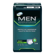 Essity Health Medical Solutions - Tena - 81920 - Men Super Plus Male Adult Absorbent Underwear Pull On With Tear Away Seams Large X - Disposable Heavy Absorbency 