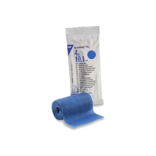 3M - 82004B - Plus Casting Tape, 4" X 4 Yds, Blue - Case/1