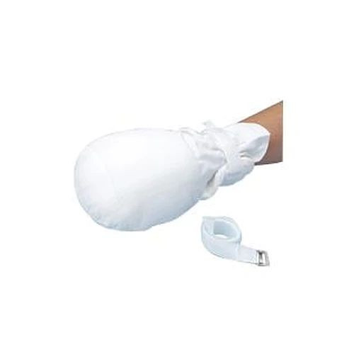 Tidi Products - Double-Security Mitts - 2819 - Mitt, Hnd W/Hook/Loop Padded - Pair