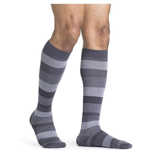 Sigvaris - 832Cslm17 - Microfiber Shades Calf High - Long - Stripe
